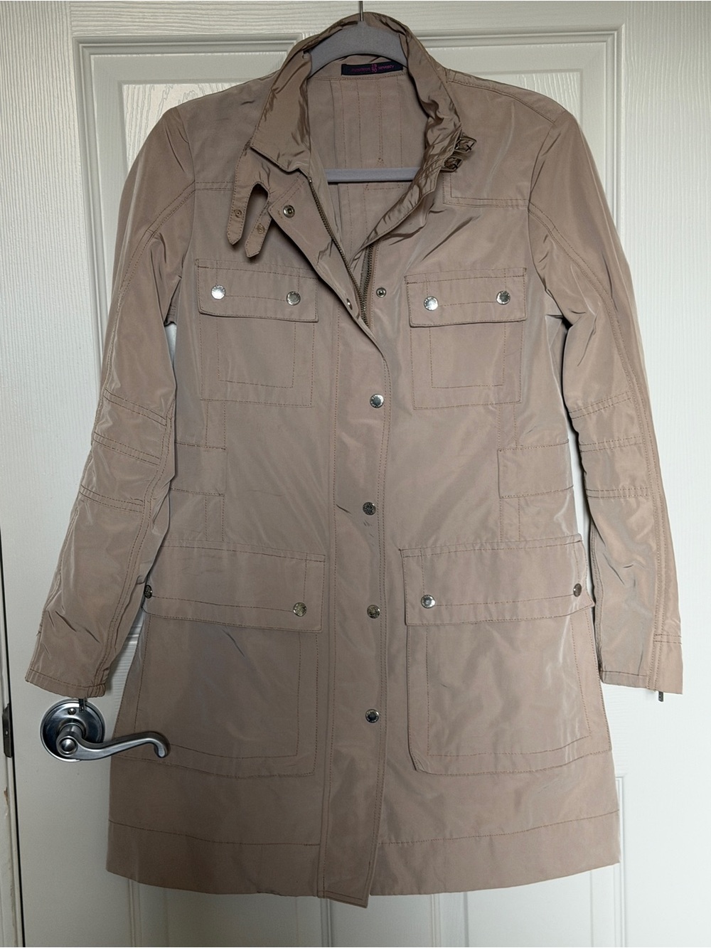 19.70 Nineteen Seventy Italian Designer Utility Trench Coat